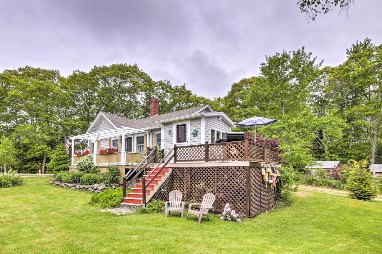Charming East Boothbay Cottage With Large Yard! Exterior foto